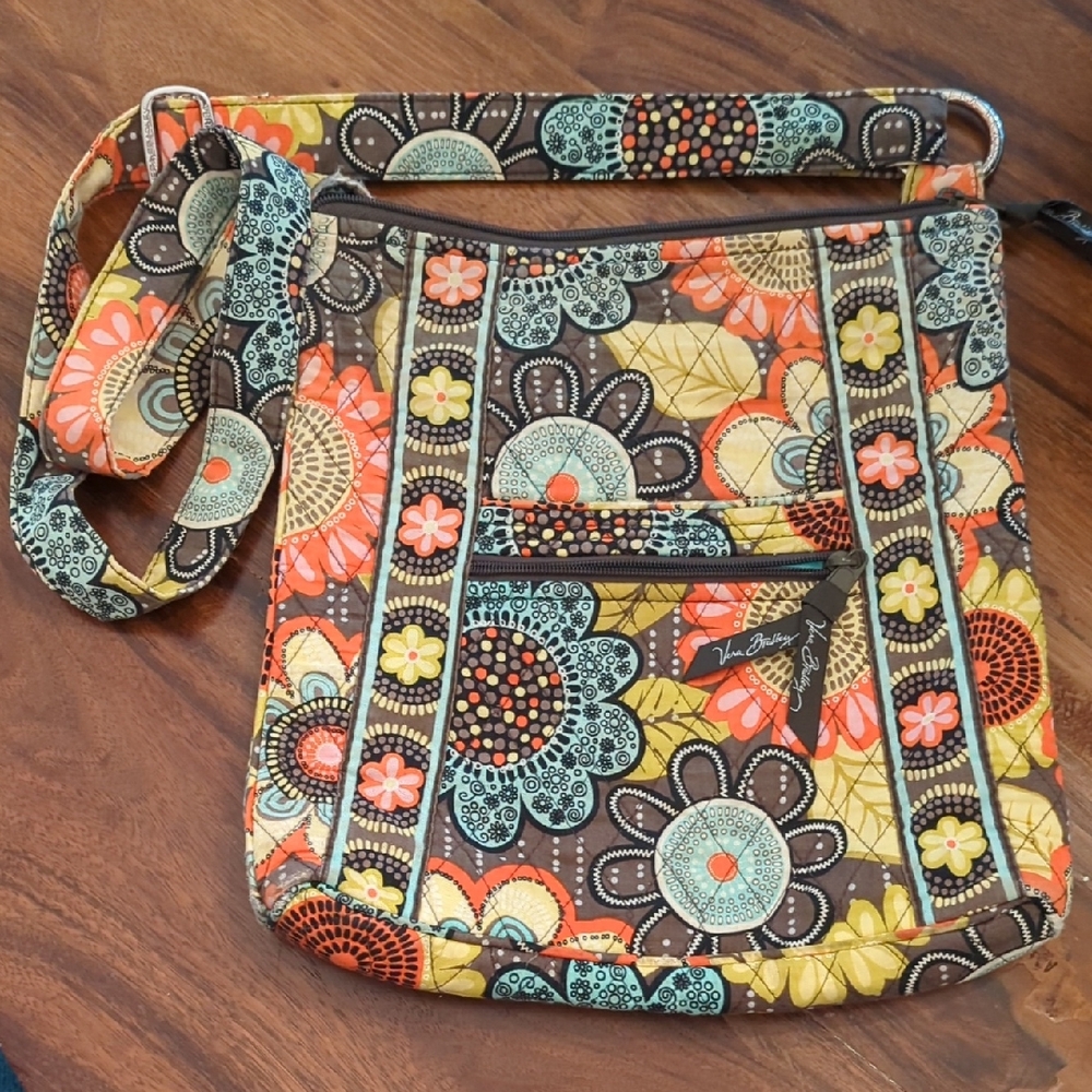 Vera Bradley Vintage Flower Power Crossbody Bag